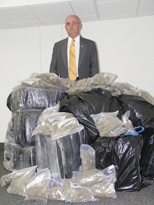 Confiscating drugs and weapons is first step, then comes disposal