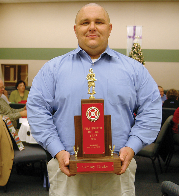 Drake named Nashville Firefighter of the Year